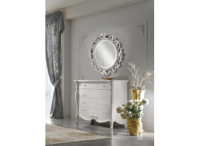 Designer chest of drawers dresser sideboard cabinet shelf wood Italy new